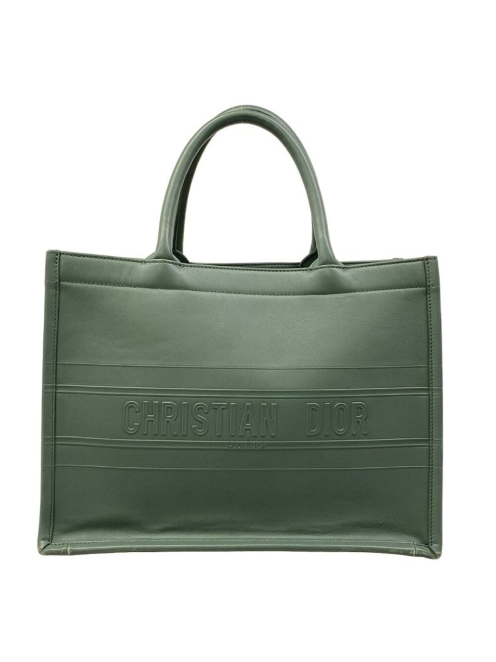 Dior Tote Bag Book Medium Vintage Small Green